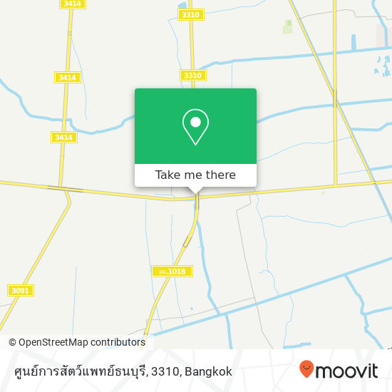 ศูนย์การสัตว์แพทย์ธนบุรี, 3310 map