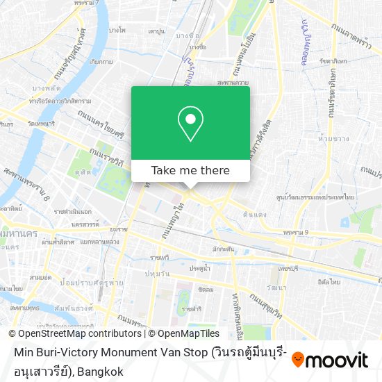 Min Buri-Victory Monument Van Stop (วินรถตู้มีนบุรี-อนุเสาวรีย์) map