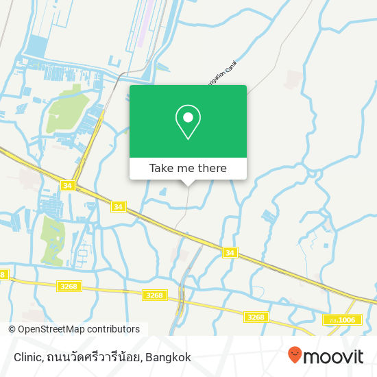 Clinic, ถนนวัดศรีวารีน้อย map