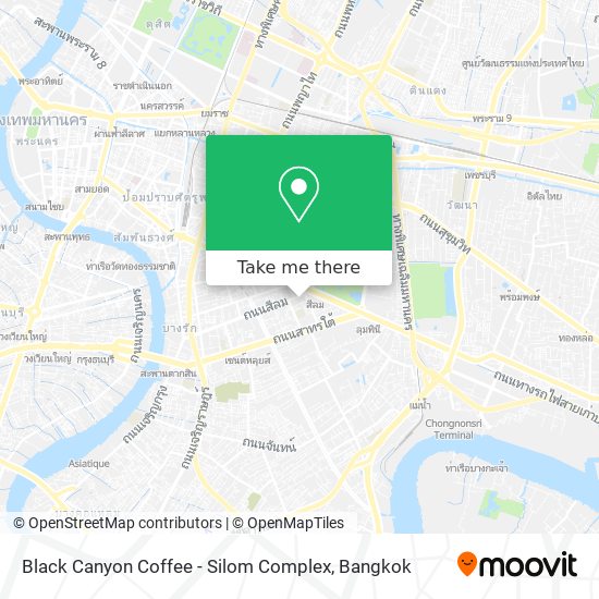 Black Canyon Coffee - Silom Complex map