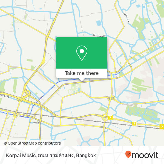 Korpai Music, ถนน รามคำแหง map