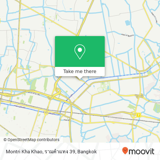 Montri Kha Khao, รามคำแหง 39 map