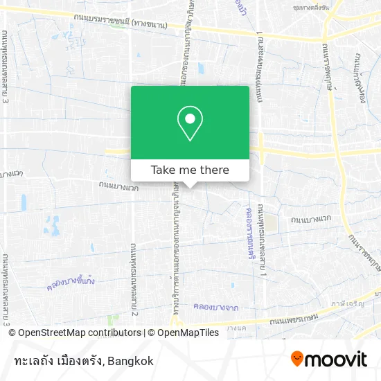 ทะเลถัง เมืองตรัง map