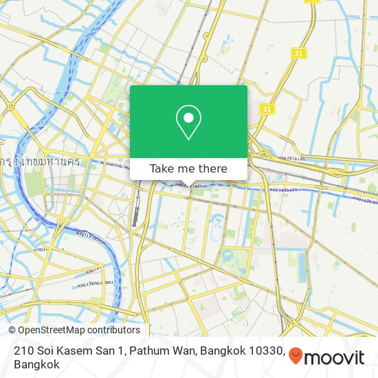 210 Soi Kasem San 1, Pathum Wan, Bangkok 10330 map