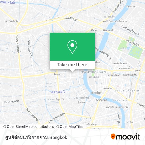 ศูนย์ซ่อมนาฬิกาสยาม map