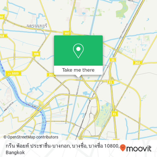 กรีน พ้อยท์ ประชาชื่น-บางกอก, บางซื่อ, บางซื่อ 10800 map