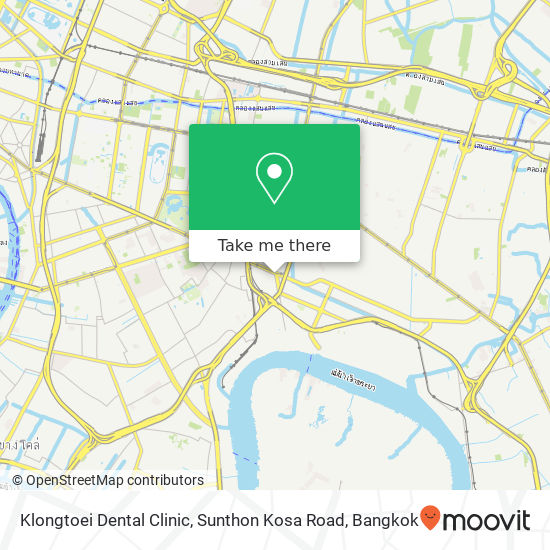 Klongtoei Dental Clinic, Sunthon Kosa Road map