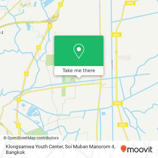 Klongsamwa Youth Center, Soi Muban Manorom 4 map