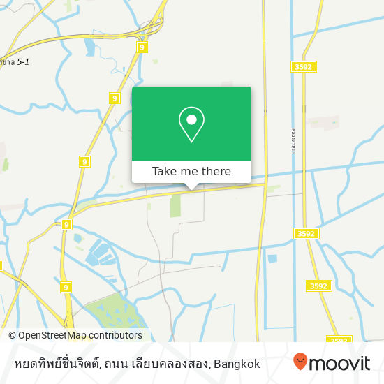 หยดทิพย์ชื่นจิตต์, ถนน เลียบคลองสอง map