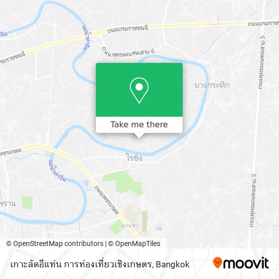 เกาะลัดอีแท่น การท่องเที่ยวเชิงเกษตร map