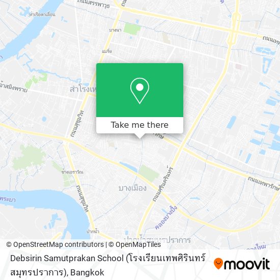 Debsirin Samutprakan School (โรงเรียนเทพศิรินทร์ สมุทรปราการ) map