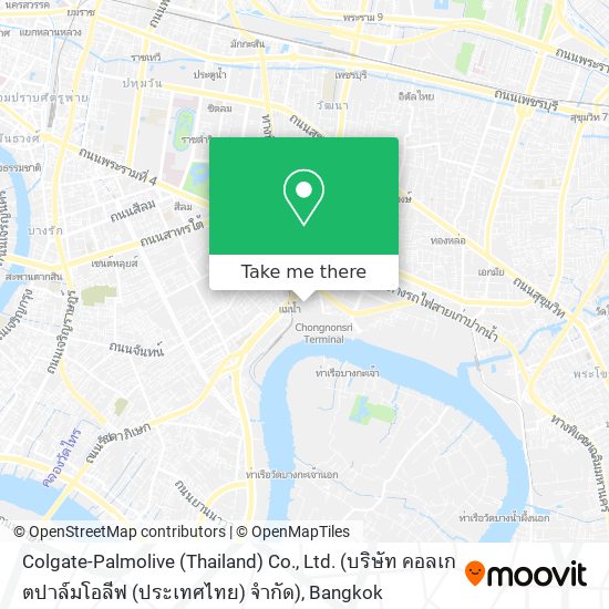 Colgate-Palmolive (Thailand) Co., Ltd. (บริษัท คอลเกตปาล์มโอลีฟ (ประเทศไทย) จำกัด) map