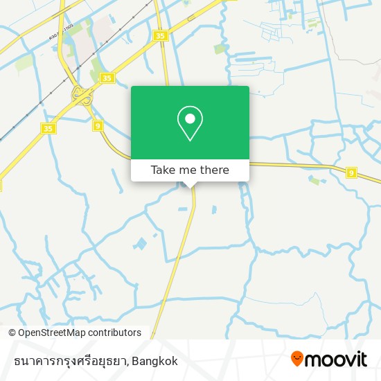 ธนาคารกรุงศรีอยุธยา map