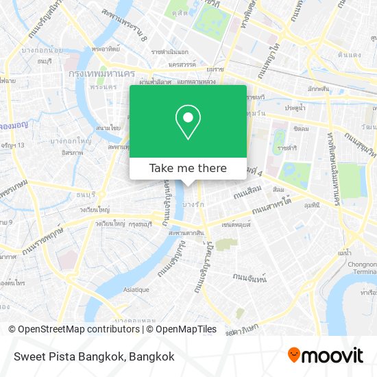 Sweet Pista Bangkok map