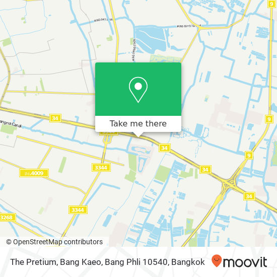 The Pretium, Bang Kaeo, Bang Phli 10540 map