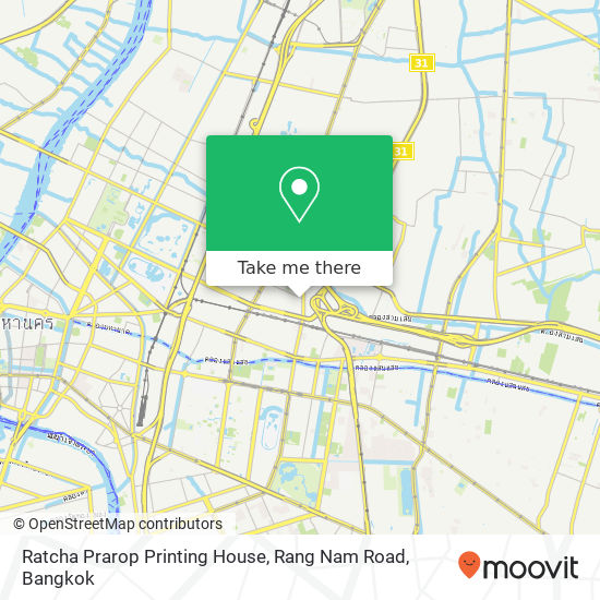 Ratcha Prarop Printing House, Rang Nam Road map