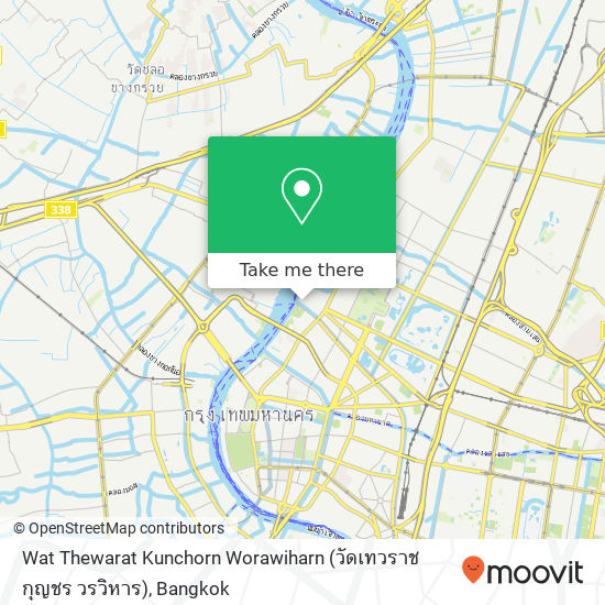 Wat Thewarat Kunchorn Worawiharn (วัดเทวราชกุญชร วรวิหาร) map