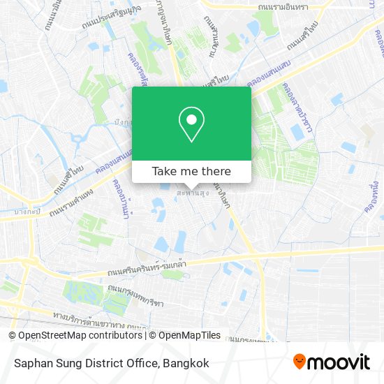 Saphan Sung District Office map