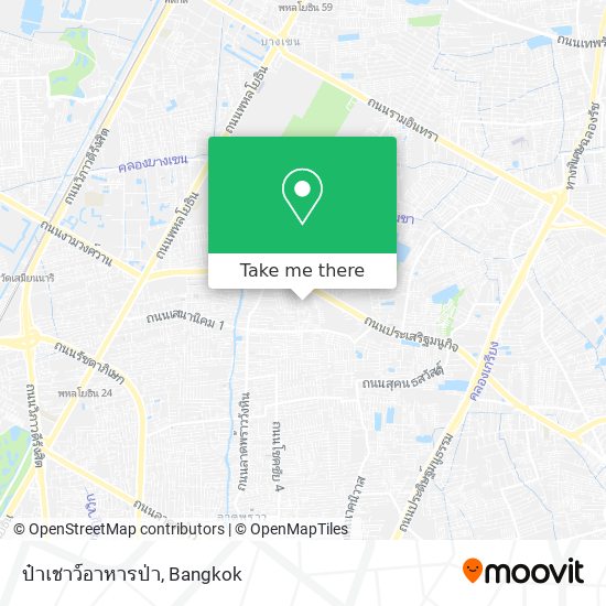 ป๋าเชาว์อาหารป่า map