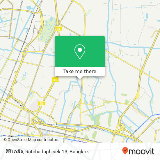 สิริเภสัช, Ratchadaphisek 13 map