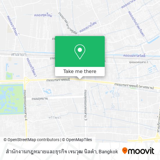 สำนักงานกฎหมายและธุรกิจ เจนวุฒ นิลดำ map