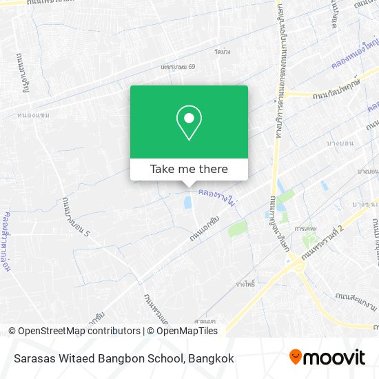 Sarasas Witaed Bangbon School map