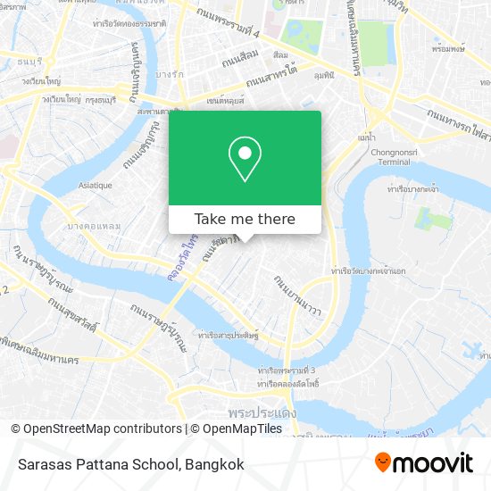 Sarasas Pattana School map