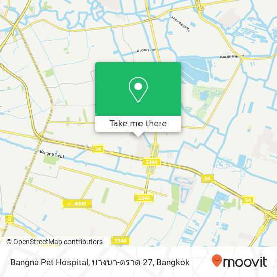 Bangna Pet Hospital, บางนา-ตราด 27 map