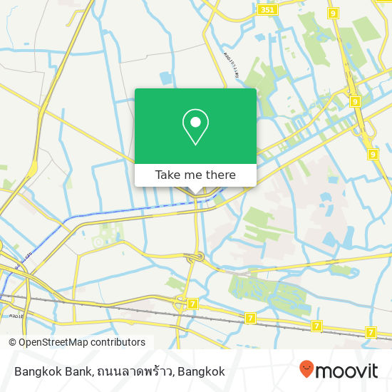 Bangkok Bank, ถนนลาดพร้าว map