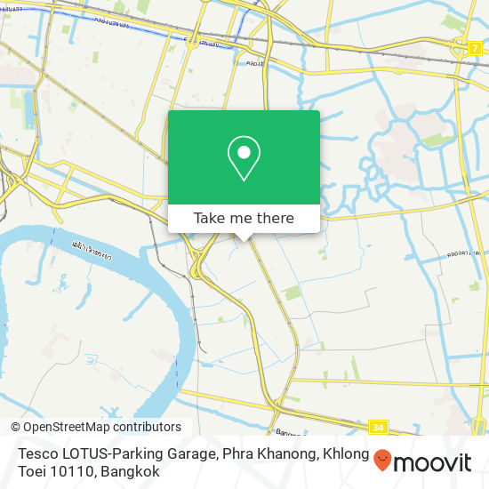 Tesco LOTUS-Parking Garage, Phra Khanong, Khlong Toei 10110 map