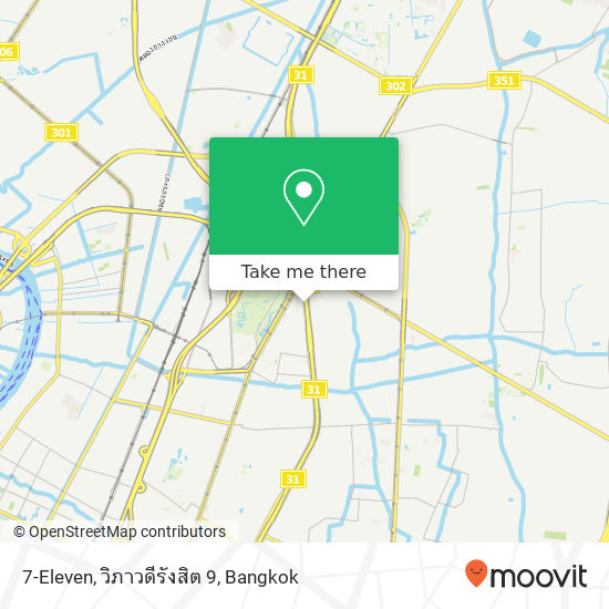 7-Eleven, วิภาวดีรังสิต 9 map