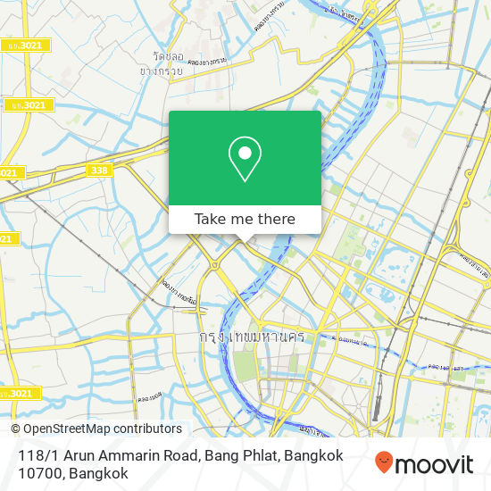 118 / 1 Arun Ammarin Road, Bang Phlat, Bangkok 10700 map