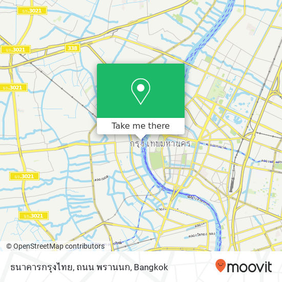 ธนาคารกรุงไทย, ถนน พรานนก map