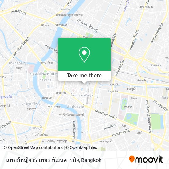 แพทย์หญิง ช่อเพชร พัฒนสารกิจ map