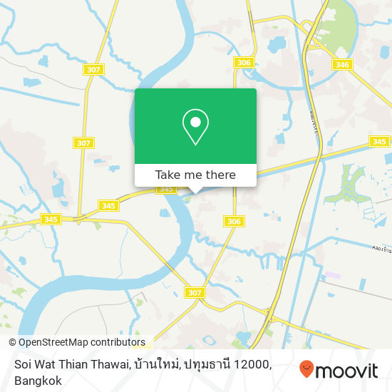 Soi Wat Thian Thawai, บ้านใหม่, ปทุมธานี 12000 map