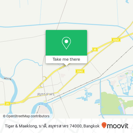 Tiger & Maeklong, นาดี, สมุทรสาคร 74000 map