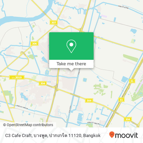 C3 Cafe Craft, บางพูด, ปากเกร็ด 11120 map