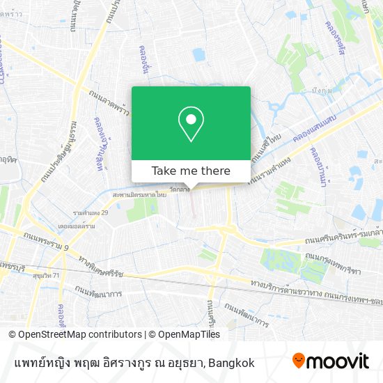 แพทย์หญิง พฤฒ อิศรางกูร ณ อยุธยา map