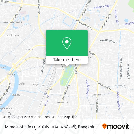 Miracle of Life (มูลนิธิมิราเคิล ออฟไลฟ์) map