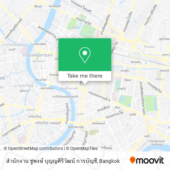 สำนักงาน ชูพงษ์ บุญญศิริวัฒน์ การบัญชี map