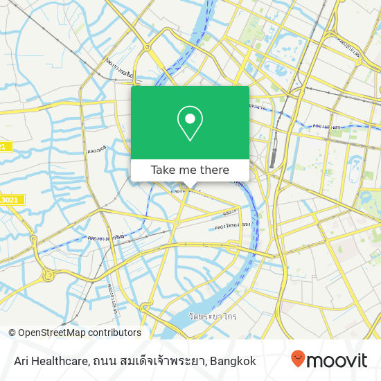 Ari Healthcare, ถนน สมเด็จเจ้าพระยา map