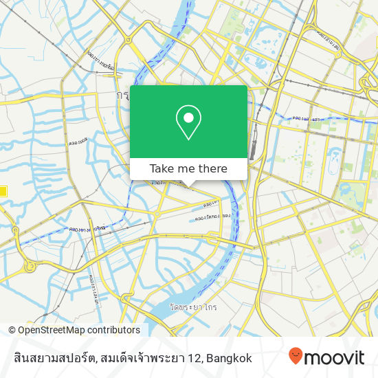 สินสยามสปอร์ต, สมเด็จเจ้าพระยา 12 map