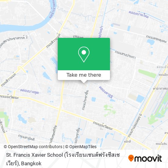 St. Francis Xavier School (โรงเรียนเซนต์ฟรังซีสเซเวียร์) map