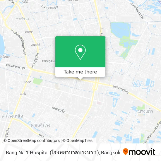 Bang Na 1 Hospital (โรงพยาบาลบางนา 1) map