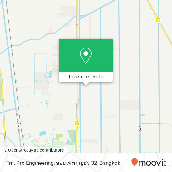 Tm. Pro Engineering, ซอยเทพกุญชร 32 map