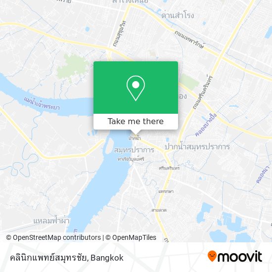 คลินิกแพทย์สมุทรชัย map