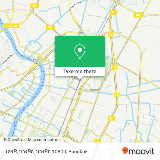 เครซี่, บางซื่อ, บางซื่อ 10800 map