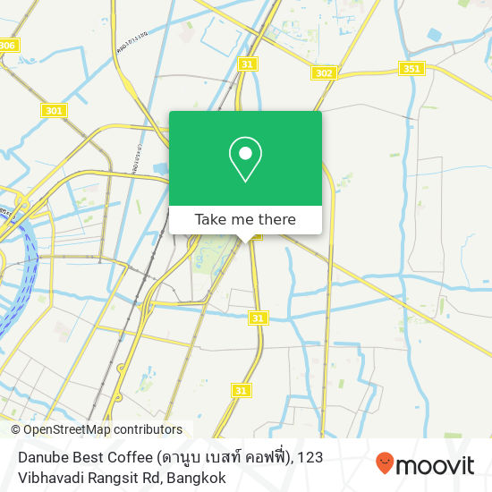 Danube Best Coffee (ดานูบ เบสท์ คอฟฟี่), 123 Vibhavadi Rangsit Rd map