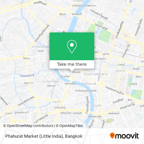 Phahurat Market (Little India) map