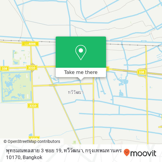 พุทธมณฑลสาย 3 ซอย 19, ทวีวัฒนา, กรุงเทพมหานคร 10170 map